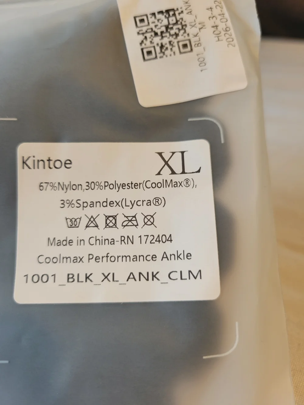 Kintoe 5-toe Athketic Running Socks